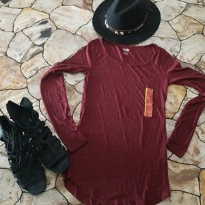 Mossimo Maroon  Target long sleeve